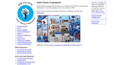 Desktop Screenshot of adath-shalom.ca